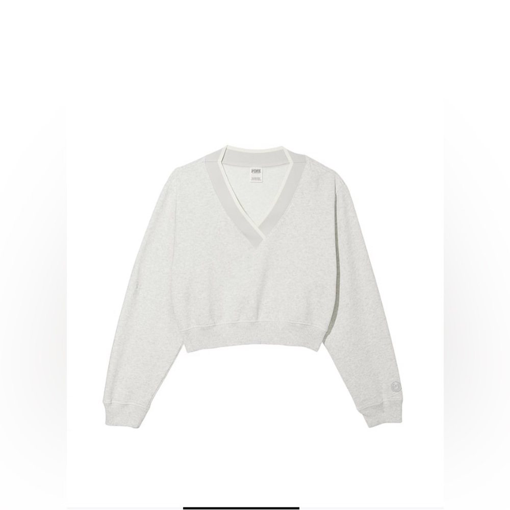 New Pink cropped top sweater